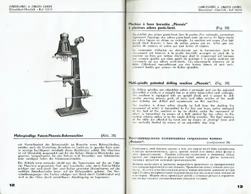 Katalog Werkzeugmaschinen
 H. K. 110. 