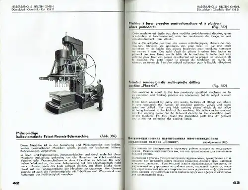 Katalog Werkzeugmaschinen
 H. K. 110. 