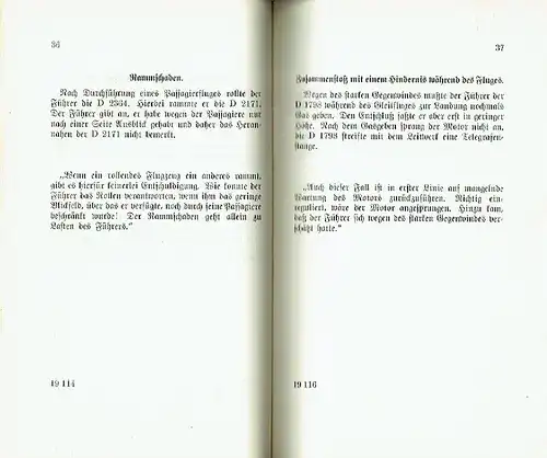 Siegfried Reinhardt, Sachverständiger des Deutschen Luftpool: 160 vermeidbare Flugzeugschäden. 