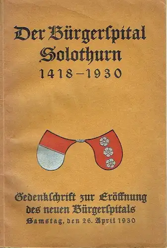 J. Kaelin, Staatsarchivar
 u. a: Der Bürgerspital Solothurn 1418-1930
 Gedenkschrift zur Eröffnung des neuen Bürgerspitals. 