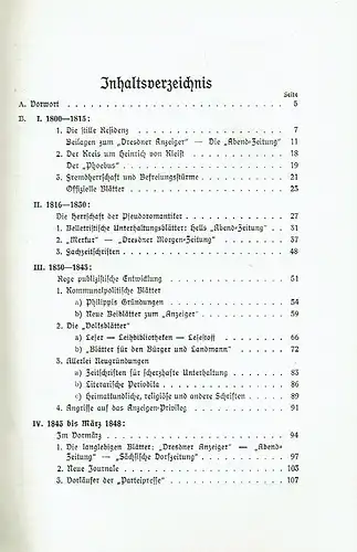 Werner Hanspach: Die periodische Presse der Stadt in der ersten Hälfte des 19. Jahrhunderts
 Arbeiten aus dem Stadtarchiv und der Stadtbibliothek zu Dresden, Band 9. 