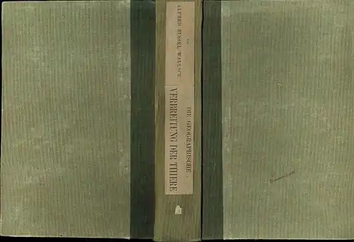 Alfred Russel Wallace: Die geographische Verbreitung der Thiere
 nebst einer Studie über die Verwandtschaften der lebenden und ausgestorbenen Faunen in Ihrer Beziehung zu den früheren Veränderungen der Erdoberfläche. 