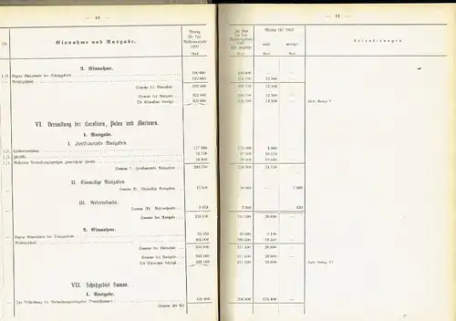 Haushalts-Etat für die Schutzgebiete auf das Rechnungsjahr 1902 nebst Anlagen. 