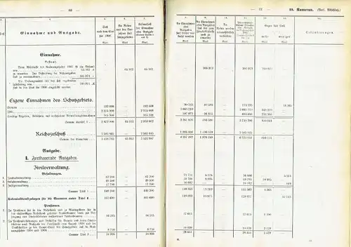 Haushalts-Etat für die Schutzgebiete auf das Rechnungsjahr 1908 nebst Anlagen. 