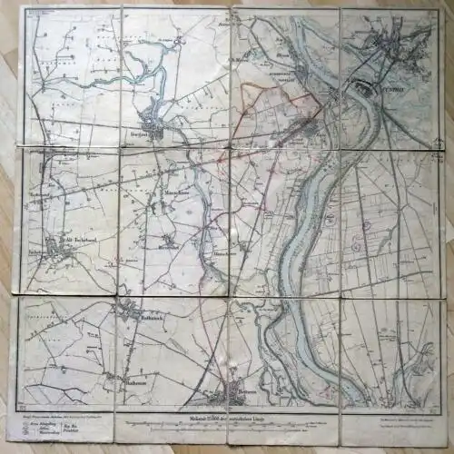 Karte von Cüstrin und Umgebung
 Nr. 1844. 