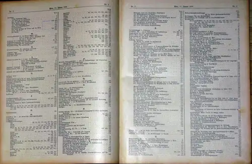 Bahn frei!
 Zeitschrift des Österreichischen Eisenbahnbeamten-Vereines, 19. Jahrgang, 36 Hefte komplett. 