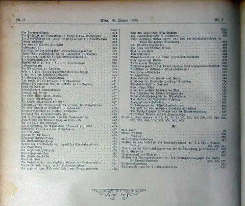 Bahn frei!
 Zeitschrift des Österreichischen Eisenbahnbeamten-Vereines, 19. Jahrgang, 36 Hefte komplett. 