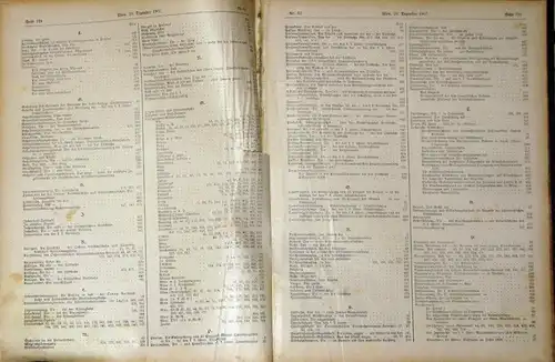 Bahn frei!
 Zeitschrift des Österreichischen Eisenbahnbeamten-Vereines, 21. Jahrgang, 52 Hefte, wahrscheinlich komplett. 