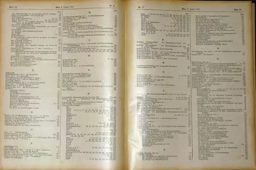 Bahn frei!
 Zeitschrift des Österreichischen Eisenbahnbeamten-Vereines, 20. Jahrgang, 37 Hefte komplett. 