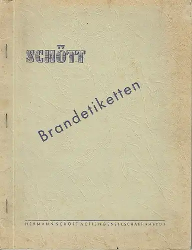 Brandetiketten. 