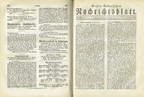 Kahla-Rodaisches Nachrichtsblatt
 mit Beiträgen zur Belehrung und Unterhaltung
 Neue Folge: 19. Jahrgang, das ist der 52. Gesamtjahrgang. 