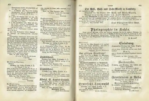 Kahla-Rodaisches Nachrichtsblatt
 mit Beiträgen zur Belehrung und Unterhaltung
 Neue Folge: 19. Jahrgang, das ist der 52. Gesamtjahrgang. 