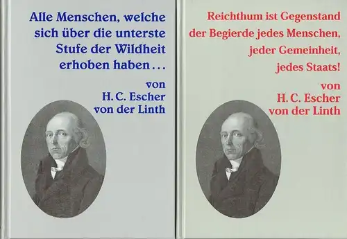 H. C. Escher von der Linth: Das politische Institut von Zürich
 3 Bände in Kassette. 