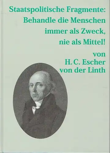 H. C. Escher von der Linth: Das politische Institut von Zürich
 3 Bände in Kassette. 
