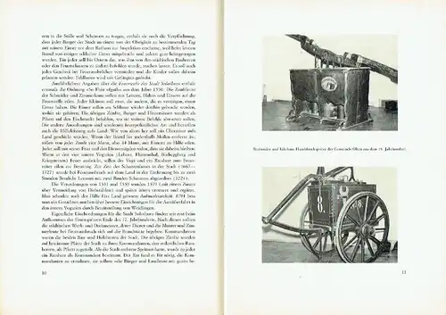 Klemens Arnold: Brandbekämpfung und Feuerwehrwesen im alten Solothurn
 in Jurablätter, Monatsschrift für Heimat- und Volkskunde, Organ der Gesellschaft Raurachischer Geschichtsfreunde, 30. Jahrgang, Heft 1/2. 