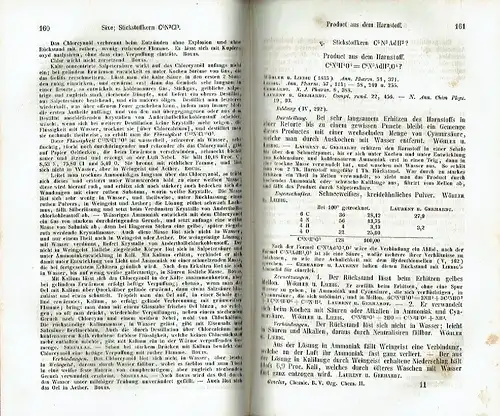 Prof. Leopold Gmelin: Handbuch der organischen Chemie
 Band 2: Organische Verbindungen mit 2, 4, 6, 8, 10 und 12 Atomen Kohlenstoff. 