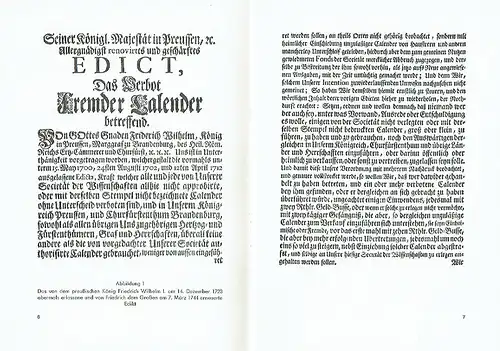 Erich von Beckerath: Ein wenig bekanntes Dokument aus Geschichte der Astrologie
 Erlaß gegen Käufer nichtpreußischer Ephemeriden, zugleich ein kurzer Abriß über alte astronomische Ephemeriden
 Schriftenreihe der OARCA. 