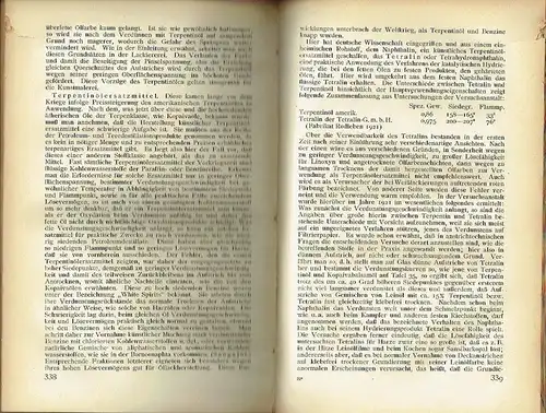 Prof. Dr. Alexander Eibner: Über fette Öle, Leinölersatzmittel und Ölfarben
 Beitrag zur Normalfarbenfrage. 