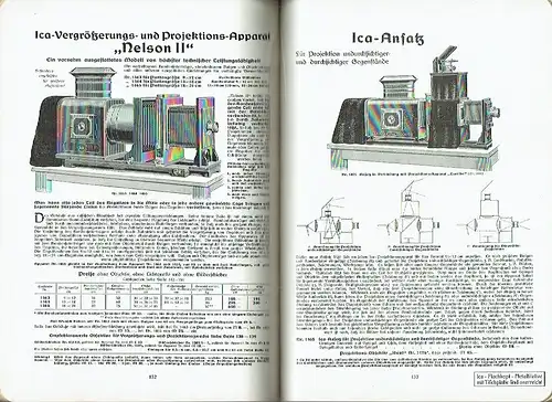 Illustrierte Preisliste über photographische Apparate und Bedarfsartikel. 