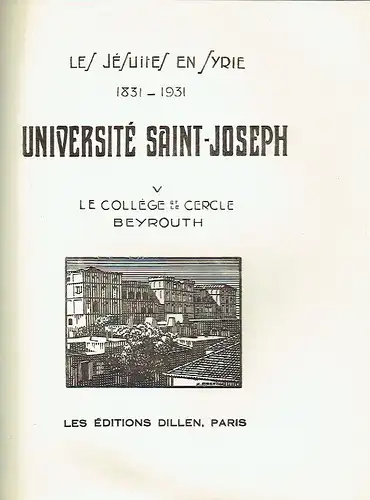 Université Saint-Joseph. 