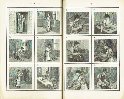 C. Egli: Phrases pour l'enseignement des Quatre Langues principales
 Traduit de l'allemand par quelques instituteurs de la Suisse romande
 Orell Füssli's Bildersaal für den Sprachenunterricht, Heft 6, Französische Ausgabe. 