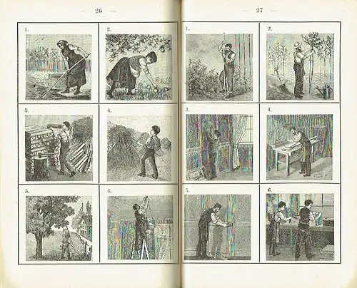 C. Egli: Traduit de l'allemand par quelques instituteurs de la Suisse romande
 Phrases pour l'enseignement des Quatre Langues principales. 