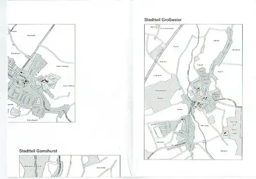 Plan der Stadt Achern
 Beilage zum Einwohnerbuch Große Kreisstadt Achern und Umgebung 1989. 