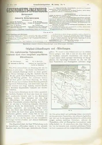 Gesundheits-Ingenieur
 Zeitschrift für die gesamte Stadthygiene
 26. Jahrgang. 