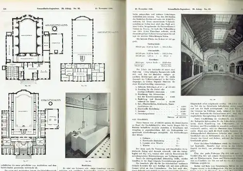 Gesundheits-Ingenieur
 Zeitschrift für die gesamte Stadthygiene. 