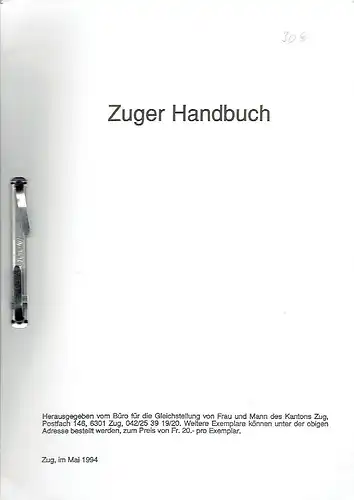 Zuger Handbuch. 