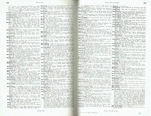 Ein Nachschlagewerk über die Länder, Staaten, Kolonien, Gebirge, Flüsse, Seen, Inseln, Städte, Marktflecken, Badeorte, Post-, Telegraphen- und Fernsprechämter, Häfen, Eisenbahnstationen usw. der Erde
 Geographisch-statistisches Welt-Lexikon. 