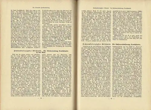 Prof. Friedrich Stahl: Grundlagen des politischen und wirtschaftlichen Lebens im neuen Deutschland
 Die Reichsverfassung ‒ Die politischen Parteien ‒ Die Reichswehr ‒ Die wirtschaftlichen Folgen des Versailler Friedensvertrages. 