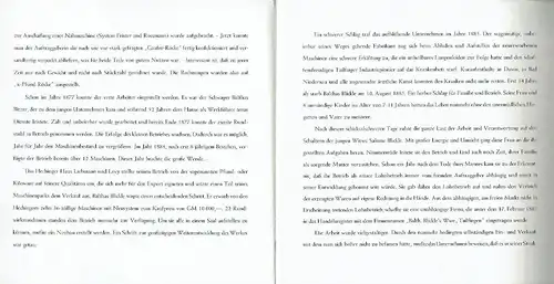k.A: Festschrift anläßlich des 75-jährigen Jubiläums der Firma Balth. Blickle's Witwe Spinnerei und Trikotwarenfabriken Tailfingen Württ. 