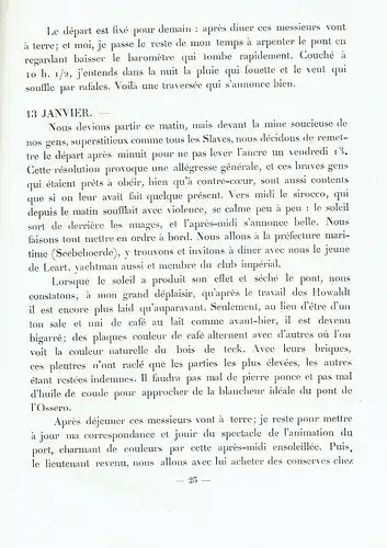 Graf Milewski: Une Petite Croisière en Très Haute Compagnie. 