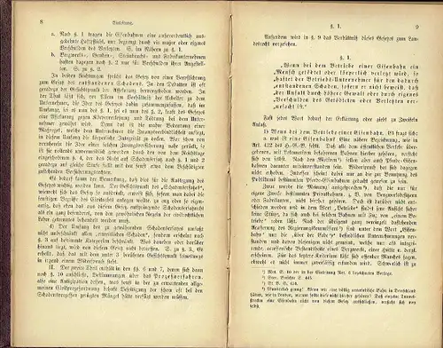 Prof. Dr. W. Endemann, Jena: Die Haftpflicht der Eisenbahnen, Bergwerke etc. für die bei deren Betriebe herbeigeführtenTödtungen und Körperverletzungen
 Erläuterungen des Reichsgesetzes vom 7. Juni 1871. 