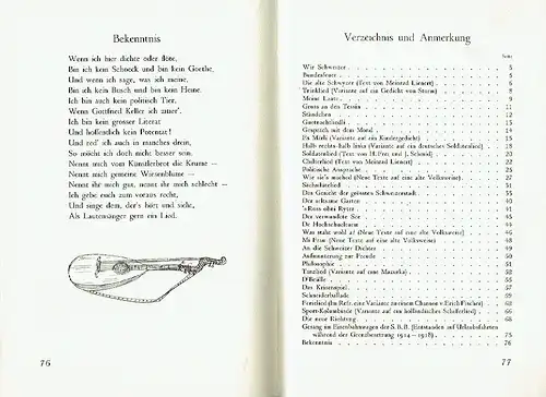 Jacques Schmid: Heitere Volkstümlichkeiten in Vers und Lied
 Lach' und Sing. 