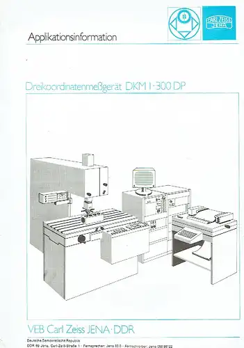 Applikationsinformation: Dreikoordinatenmeßgerät DKM 1-300 DP. 