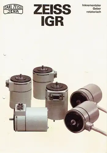 Prospekt für Zeiss IGR (Inkrementaler Geber rotatorisch). 