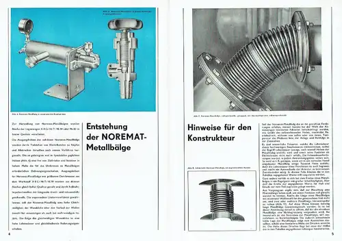 Prospekt für Metallbälge. 