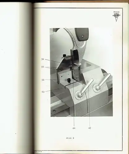 Bedienungsanleitung zum Rachenlehrenprüfgerät Nr. 3240. 