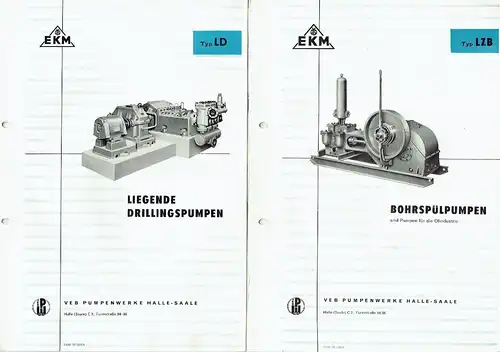 16 Prospekte Pumpen. 