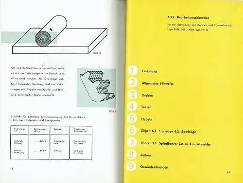 Katalog für Gleitlager, Formteile und Halbteile aus Duroplasten. 