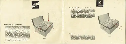 Bedienungsanweisung für Magnettongerät BG 23. 