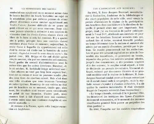 M. Charles Robert, Conseiller d'Etat: Conférence faite a la Sorbonne le 27 Décembre 1869
 La Suppression des Grèves par l'association aux Bénéfices. 