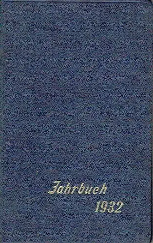 Taschenmerkbuch 1932. 