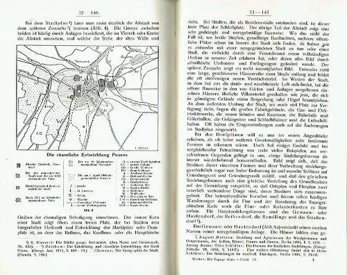 M. Walter: Inhalt, Herstellung, Anleitung und Grundlagen der Topographischen Karte
 3 Teile, gebunden in einem Buch. 