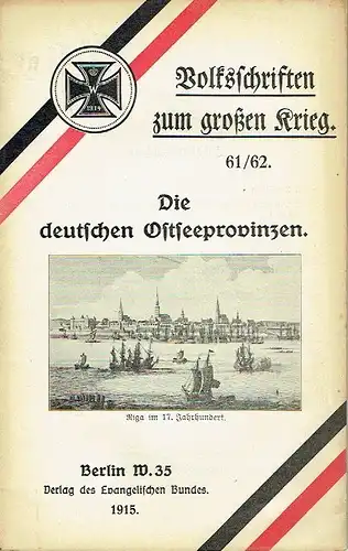 Arend Buchholtz: Die deutschen Ostseeprovinzen. 