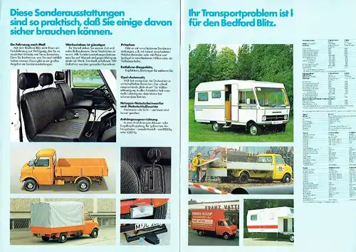 Bedford Blitz
 die Praxis-Transporter von Opel. 