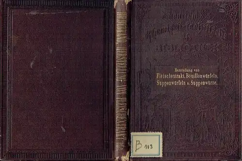 Otto Hildebrand: Herstellung von Fleischextrakt, Bouillonwürfeln, Suppenwürfel und Suppenwürze
 Praktisches Handbuch für Fabrikanten der Nahrungsmittelindustrie. 