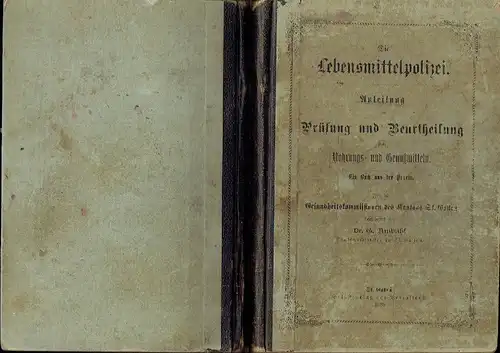 G. Ambühl: Die Lebensmittelpolizei
 Anleitung zur Prüfung und Beurtheilung von Nahrungs- und Genußmitteln. Ein Buch aus der Praxis. 